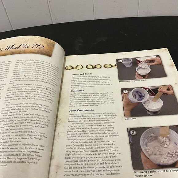 Plaster Studio Mixed Media Techniques Painting Casting and Sculpting Book - Picture 2 of 16